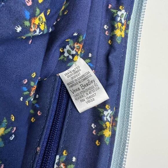 Vera Bradley Sea Air Floral RFID Little Hipster Crossbody Bag - Picture 5 of 10